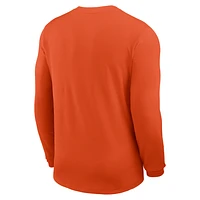 Clemson Sideline Coach Men's Nike Dri-FIT College Long-Sleeve Top