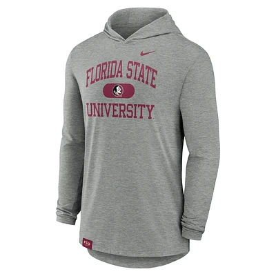 Florida State Seminoles Blitz Men's Nike Dri-FIT College Long-Sleeve Hooded T-Shirt