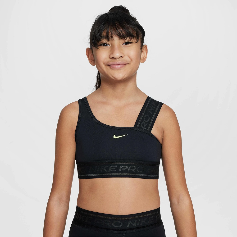 Nike Pro Swoosh Girls' Asymmetrical Sports Bra