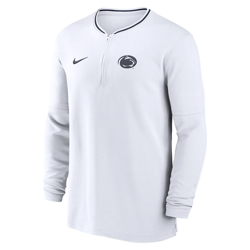 Penn State Nittany Lions Sideline Coach Men's Nike Dri-FIT College 1/2-Zip Long-Sleeve Top