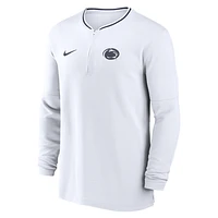 Penn State Nittany Lions Sideline Coach Men's Nike Dri-FIT College 1/2-Zip Long-Sleeve Top