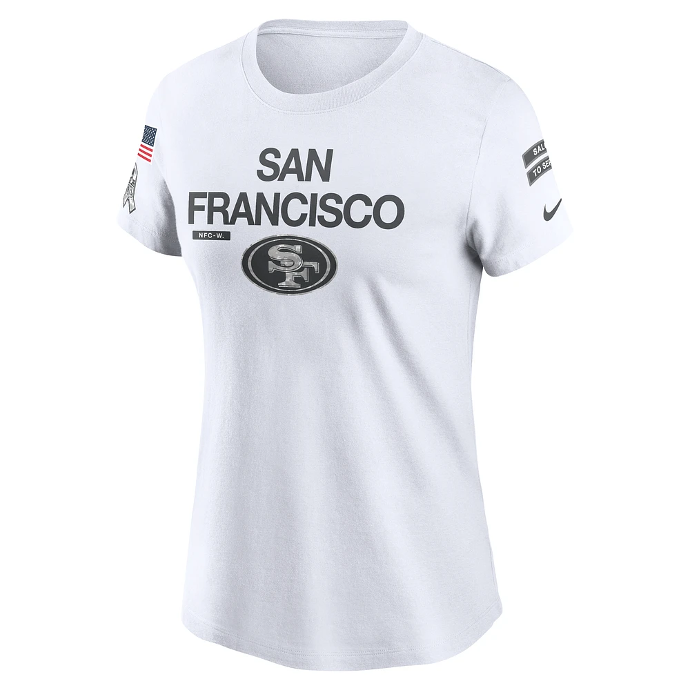 San Francisco 49ers Salute to Service Legend Women's Nike NFL T-Shirt