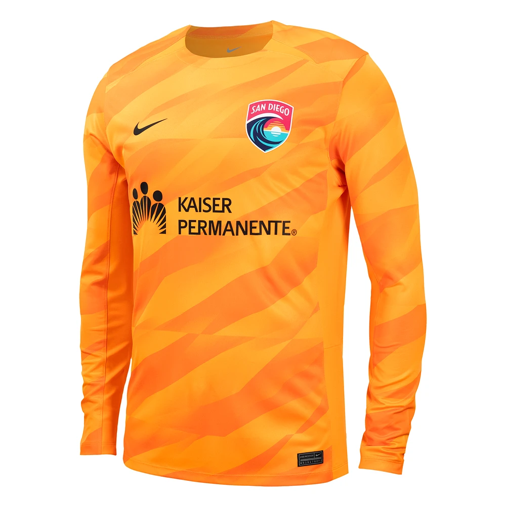 San Diego Wave FC 2024 Goalkeeper Nike NWSL Long-Sleeve Replica Jersey