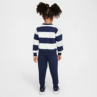 Nike Sportswear Club Toddler 2-Piece Rugby Stripe Crew Set