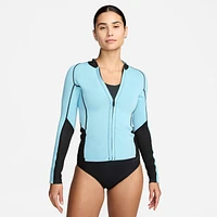 Nike Swim Fusion Women's Long-Sleeve Reversible Zip Shirt