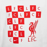 Liverpool FC Big Kids' Nike Soccer Checkered T-Shirt