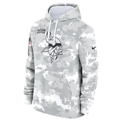 Minnesota Vikings Salute to Service Primary Edge Club Men's Nike NFL Pullover Hoodie