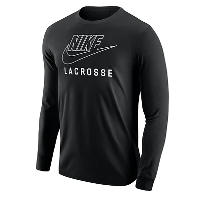 Nike Swoosh Men's Lacrosse Long-Sleeve T-Shirt