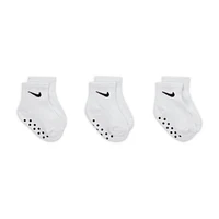 Nike Core Swoosh Baby Gripper Socks Box Set (3 Pairs)