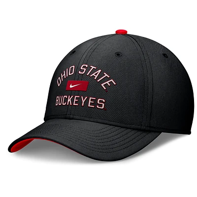 Ohio State Buckeyes Primetime Rise Swoosh Men's Nike Dri-FIT College Hat