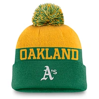 Oakland Athletics Rewind Peak Men's Nike MLB Cuffed Pom Beanie