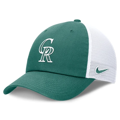 Colorado Rockies Bicoastal Club Men's Nike MLB Trucker Adjustable Hat