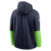 Seattle Seahawks Sideline Team Issue Club Men's Nike NFL Pullover Hoodie