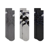 Nike Camo Dri-FIT Crew Socks (3 Pairs) Little Kids'