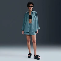 Nike Sportswear Chill Poplin Women's Loose Long-Sleeve Button-Up Top