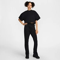 Nike Sportswear Tech Fleece Women's Oversized Short-Sleeve Cropped Top