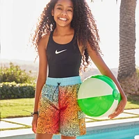 Nike Swim Doodle Big Kids' (Girls') 6" Volley Shorts