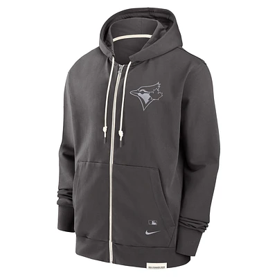 Toronto Blue Jays Travel Player Men's Nike Dri-FIT MLB Full-Zip Hoodie