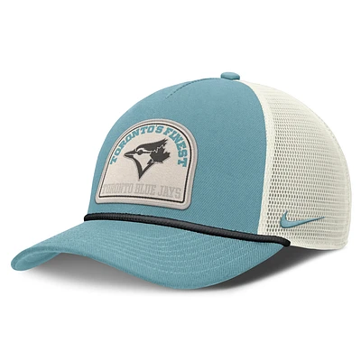 Toronto Blue Jays Rise Tech Men's Nike Dri-FIT MLB Trucker Adjustable Hat