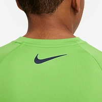 Nike Swim Scribble Big Kids' (Boys') Short-Sleeve Hydroguard