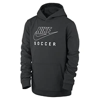 Nike Swoosh Club Fleece Big Kids' Soccer Pullover Hoodie