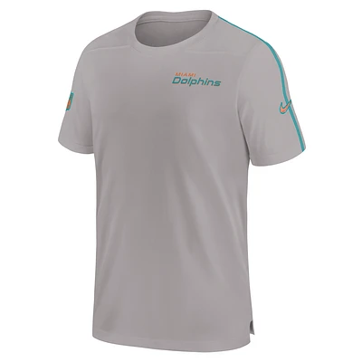 Miami Dolphins Sideline Coach Men's Nike Dri-FIT NFL Top