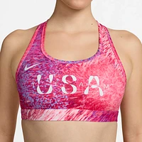 USA Swoosh Women's Nike Dri-FIT Padded Sports Bra