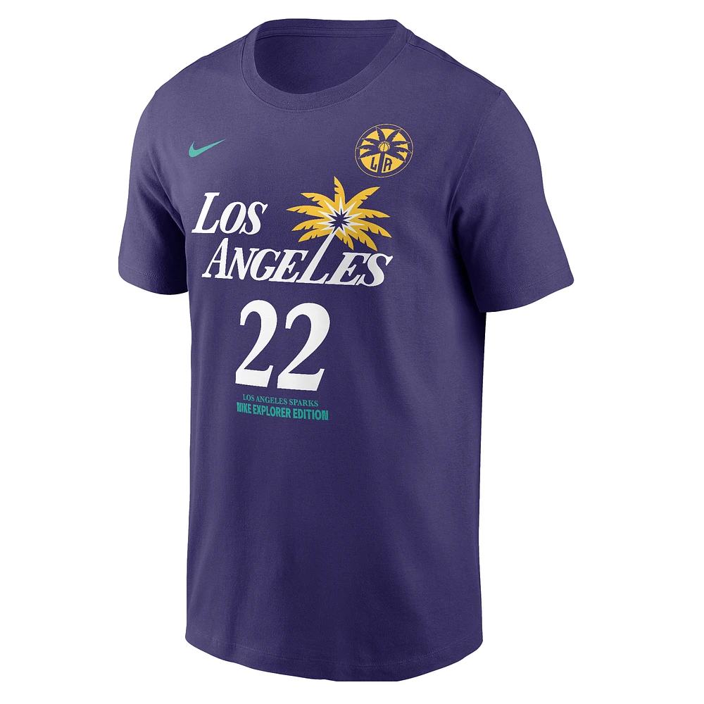 Cameron Brink Los Angeles Sparks Explorer Edition Men's Nike WNBA T-Shirt