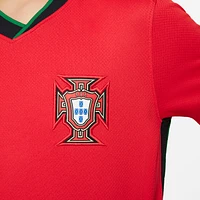 Portugal (Men's Team) 2024/25 Stadium Home Big Kids' Nike Dri-FIT Soccer Replica Jersey