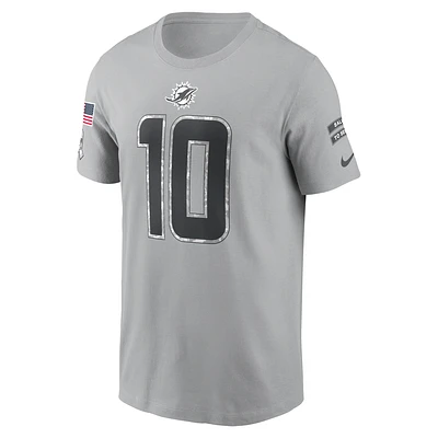 Tyreek Hill Miami Dolphins Salute to Service Men's Nike NFL T-Shirt