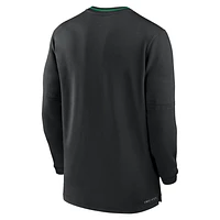 Oregon Ducks Sideline Coach Men's Nike Dri-FIT College 1/2-Zip Long-Sleeve Top