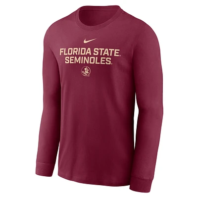 Florida State Sideline Men's Nike Dri-FIT College Long-Sleeve T-Shirt