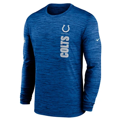 Indianapolis Colts Sideline Velocity Men's Nike Dri-FIT NFL Long-Sleeve T-Shirt