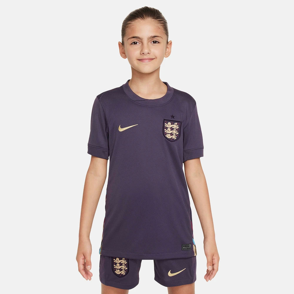 England (Men's Team) 2024/25 Stadium Away Big Kids' Nike Dri-FIT Soccer Replica Jersey