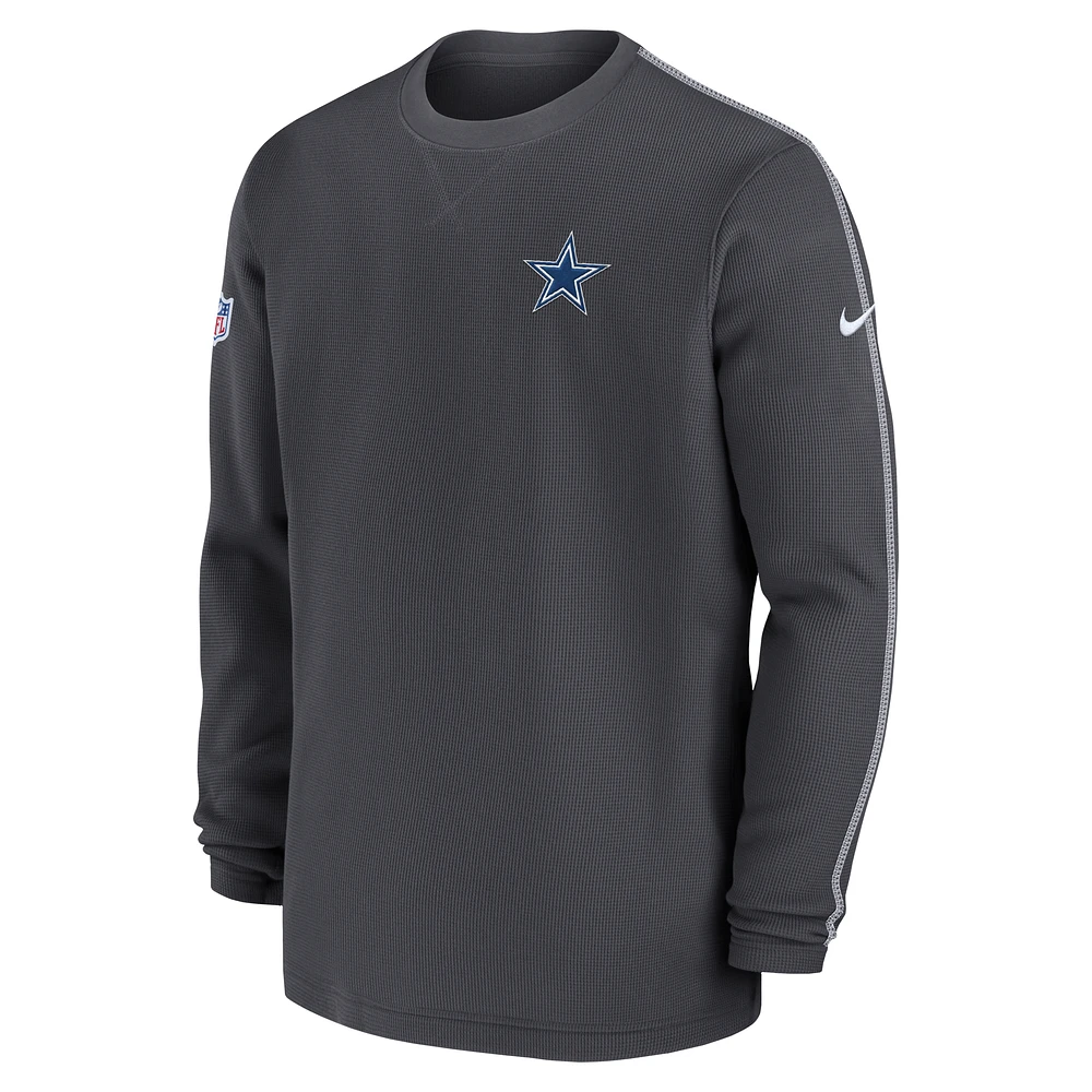 Dallas Cowboys Sideline Coach Men’s Nike NFL Long-Sleeve Top