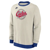 Chicago Cubs Cooperstown Men's Nike MLB Pullover Crew