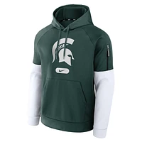 Michigan State Spartans Fitness Men’s Nike Therma College Pullover Hoodie