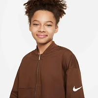 Nike Sportswear Big Kids' (Girls') Woven Bomber Jacket