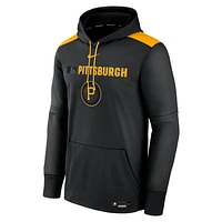 Pittsburgh Pirates Authentic Collection City Connect Men's Nike Therma MLB Pullover Hoodie