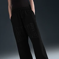 Nike Sportswear Women's Mid-Rise Oversized Open-Hem French Terry Pants