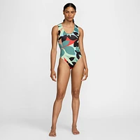 Nike Swim Women's Keyhole Back One-Piece Swimsuit