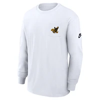 Iowa Hawkeyes Legacy Max90 Pocket Men's Nike College Long-Sleeve T-Shirt