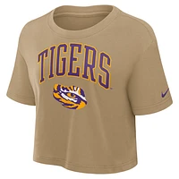 LSU Athletic Prep Arch Women's Nike Dri-FIT College Cropped T-Shirt