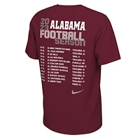 Alabama Schedule Men's Nike College T-Shirt