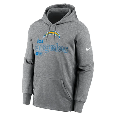 Los Angeles Chargers Icon Men’s Nike Therma NFL Pullover Hoodie