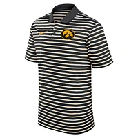 Iowa Hawkeyes Primetime Victory Striped Men's Nike Dri-FIT College Polo