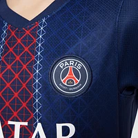 Paris Saint-Germain 2025/26 Stadium Home Little Kids' Nike Soccer Replica 3-Piece Kit