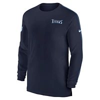 Tennessee Titans Sideline Coach Men's Nike Dri-FIT NFL Long-Sleeve Top