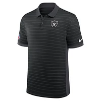 Las Vegas Raiders Sideline Victory Stripe Men's Nike Dri-FIT NFL Polo