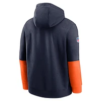 Denver Broncos Sideline Team Issue Club Men's Nike NFL Pullover Hoodie